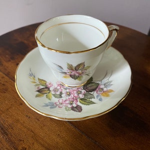 Vintage Duchess fine bone China tea cup. Delicate demitasse cup made in England.