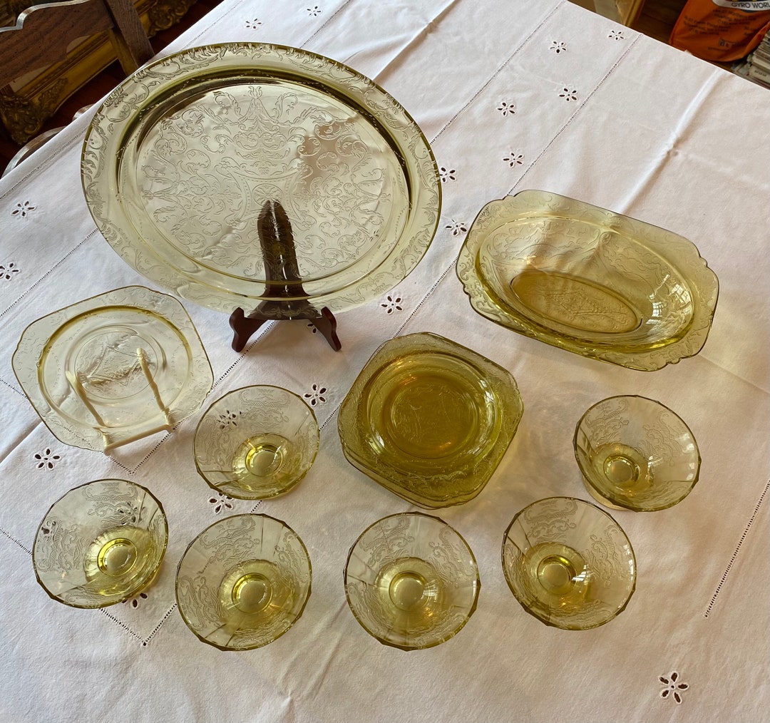 Federal Glass Co 1930s Amber Glassware. Pristine Condition. - Etsy