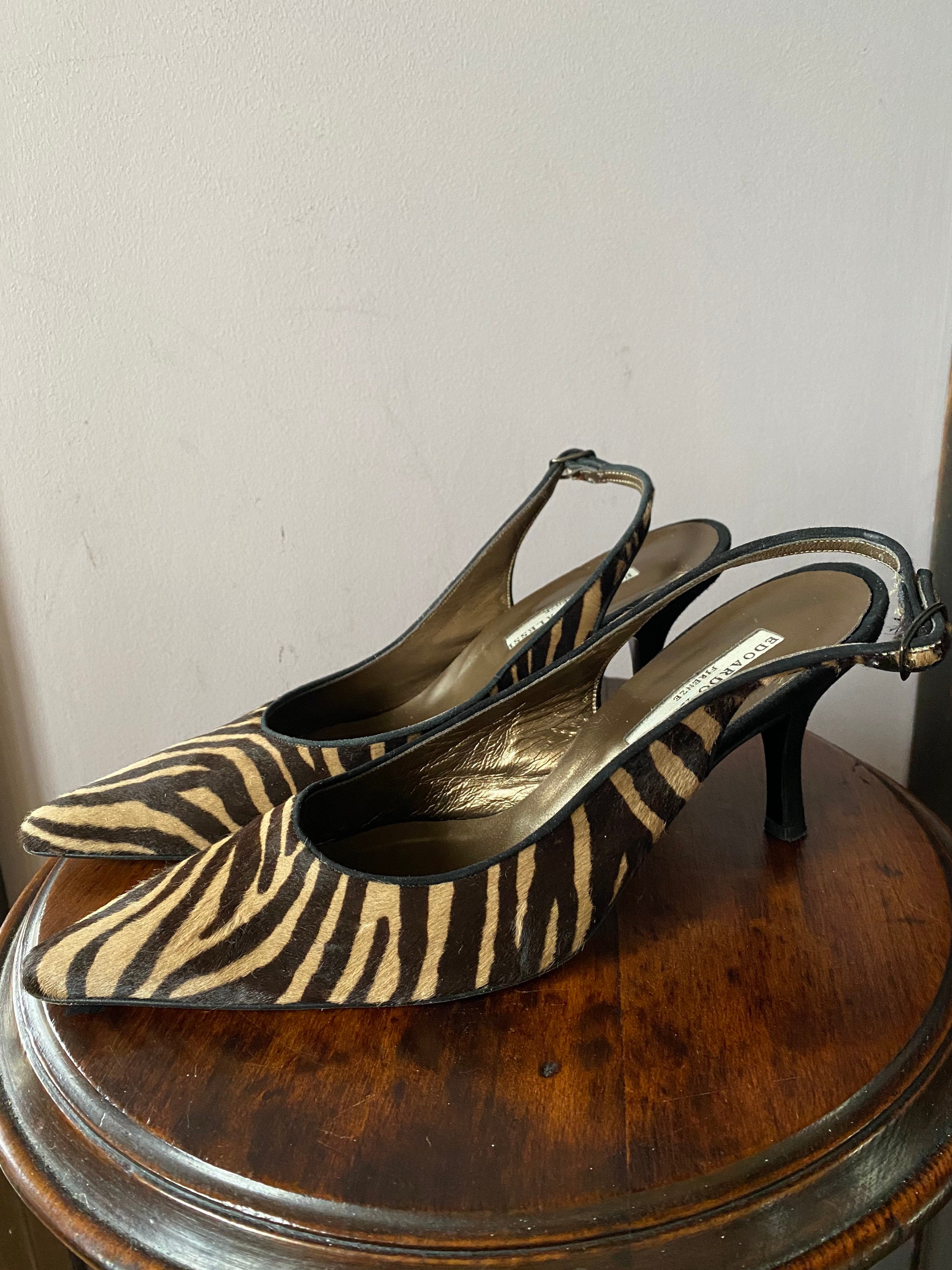 Vintage Edoardo Alessi Firenze Pony Hair Sling Backs - Etsy Vintage Edoardo Alessi Firenze Pony Hair Sling Backs - Etsy