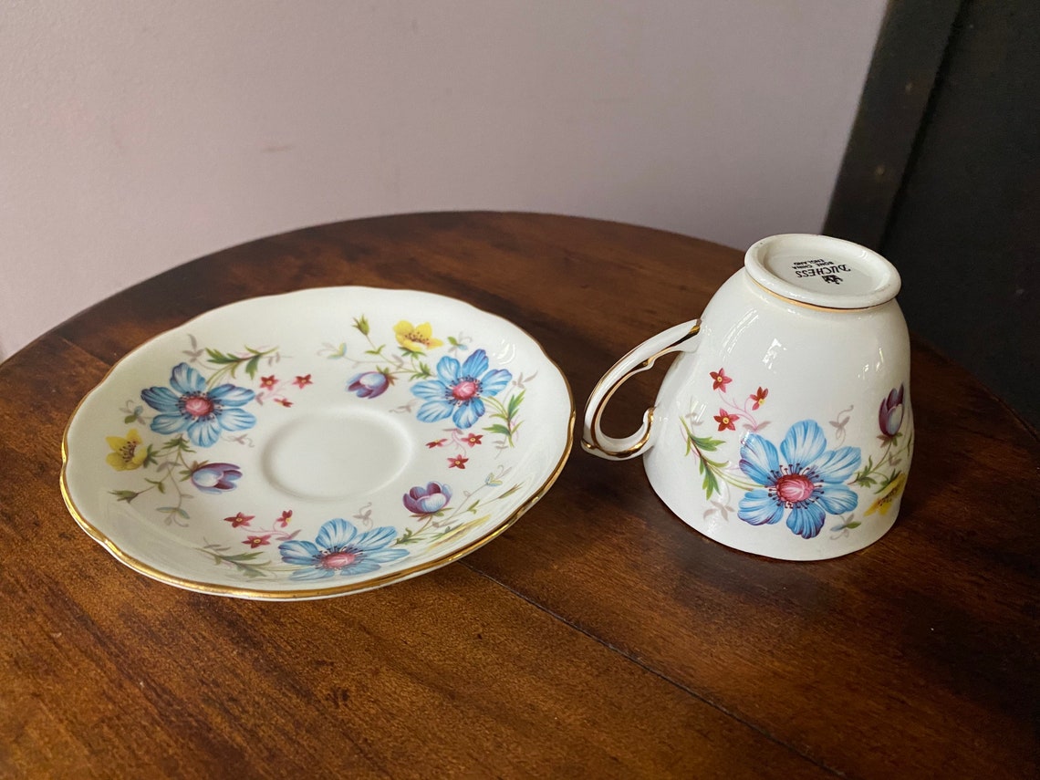 Vintage Duchess Fine Bone China Tea Cup. Delicate Demitasse Etsy