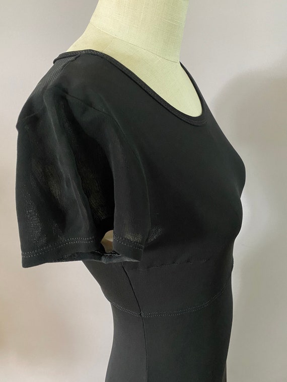 Vintage BCBG Black Maxi Sheer Dress. Etsy