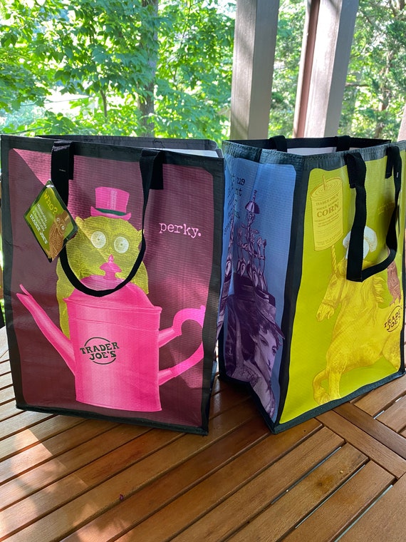 Trader Joes reusable shopping bags Etsy