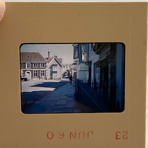 15 Kodachrome Transparency Slides from 1960 England. Including Stonehenge, Castles, Cathedrals and towns.