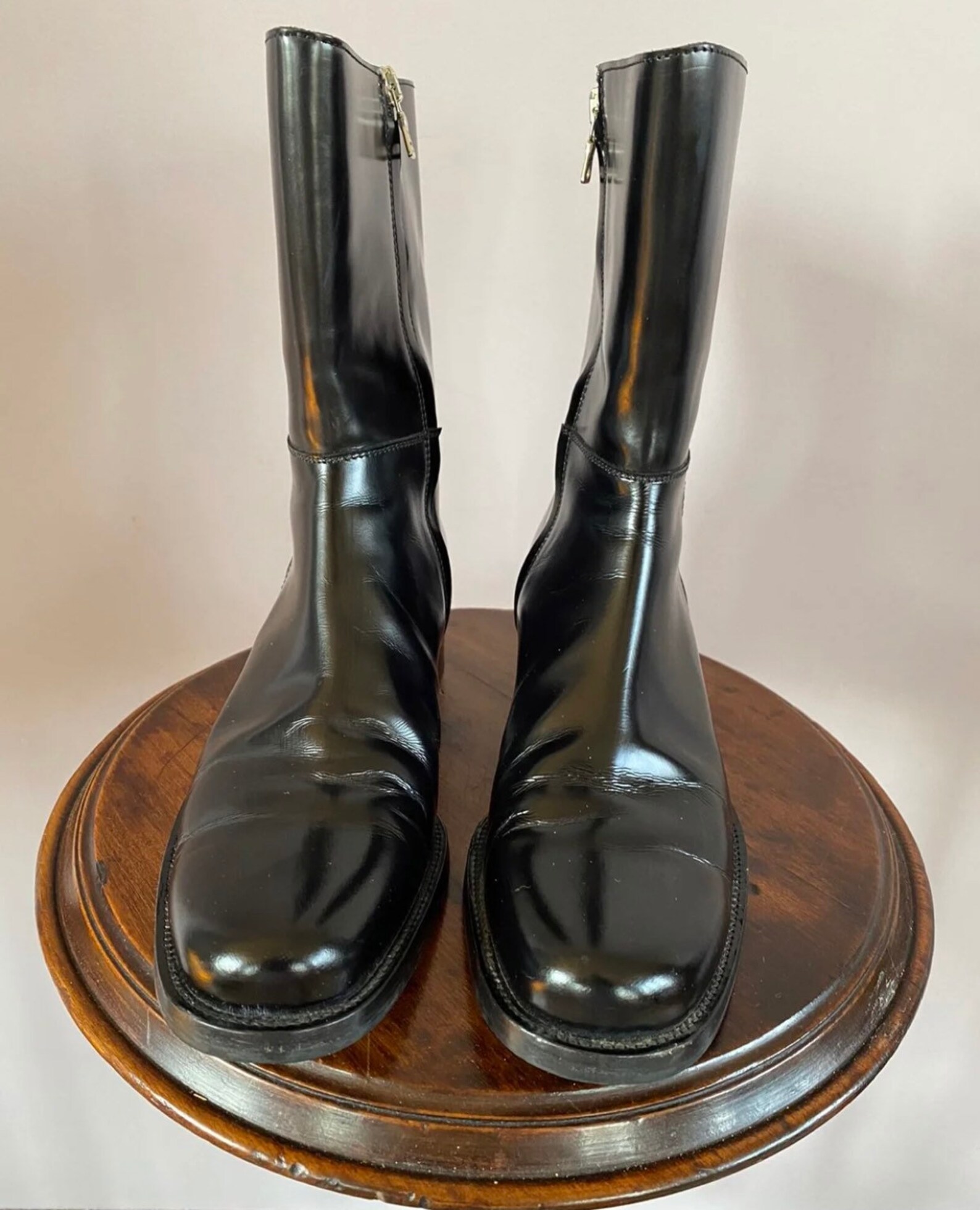 Prada Black Spazzolato Boots. Calzature Donna Size 39. | Etsy