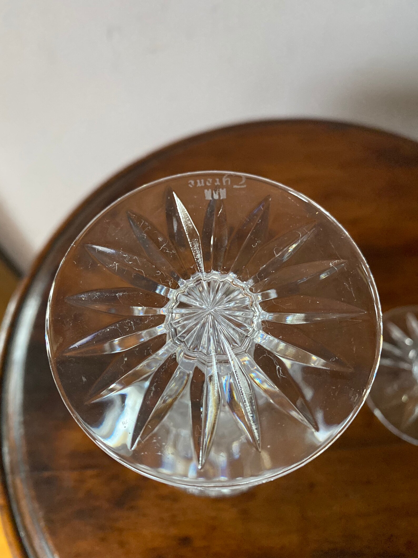Vintage Tyrone Crystal Glasses Set of Two. Pristine Condition. Etsy