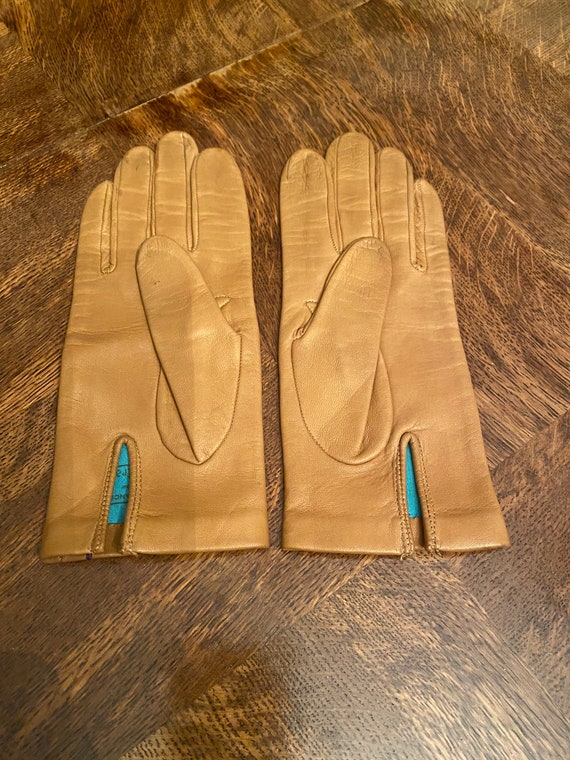 Vintage Abraham & Straus women's leather gloves s… - image 2