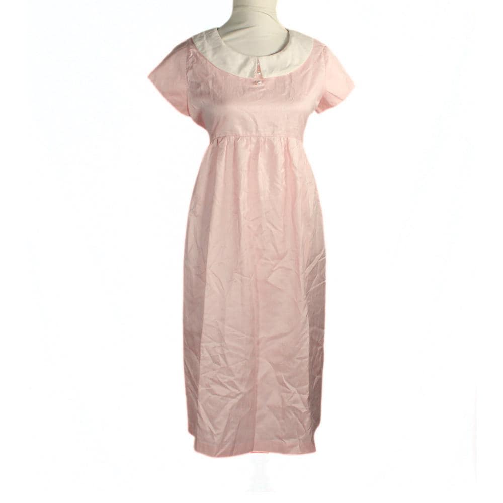 strapless open back dress Jemma Striped Maxi Dress-Pink main image 1
