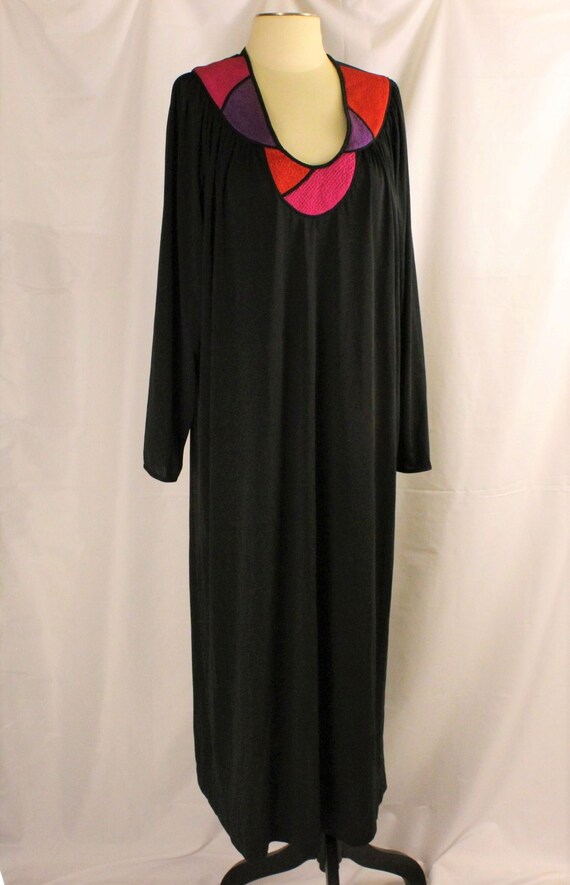 Vintage 1970's Oscar De La Renta Maxi Dress swim C
