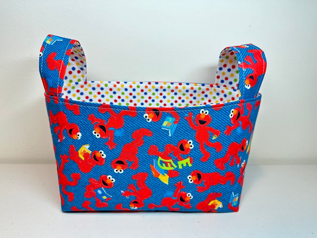 Puppet Storage Boxes Colorful Muppet Puppet Basket With Handles, Bin, Container, Toy Holder ...