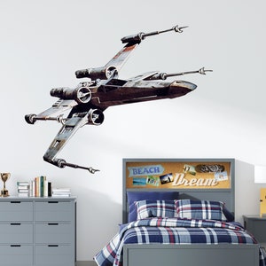 Star Wars X-Wing Star Wars Ship X Wing Fighter decals Rogue 1 Rebels rescuing Battle Rebels Empire wall decal art car decal sw1