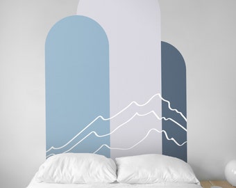 Elegant Vinyl Arch Wall Living Room Decorative Arch Vinyl Decal Wall Art for Bedroom Modern Arch Home Decor Abstract Arch Wall Design ad3