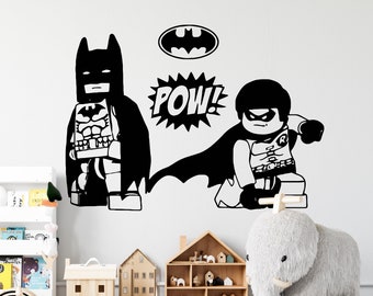 Hero Up Batman Edition Super-héros Design Chambre Wall Art Decal Vinyl Sticker