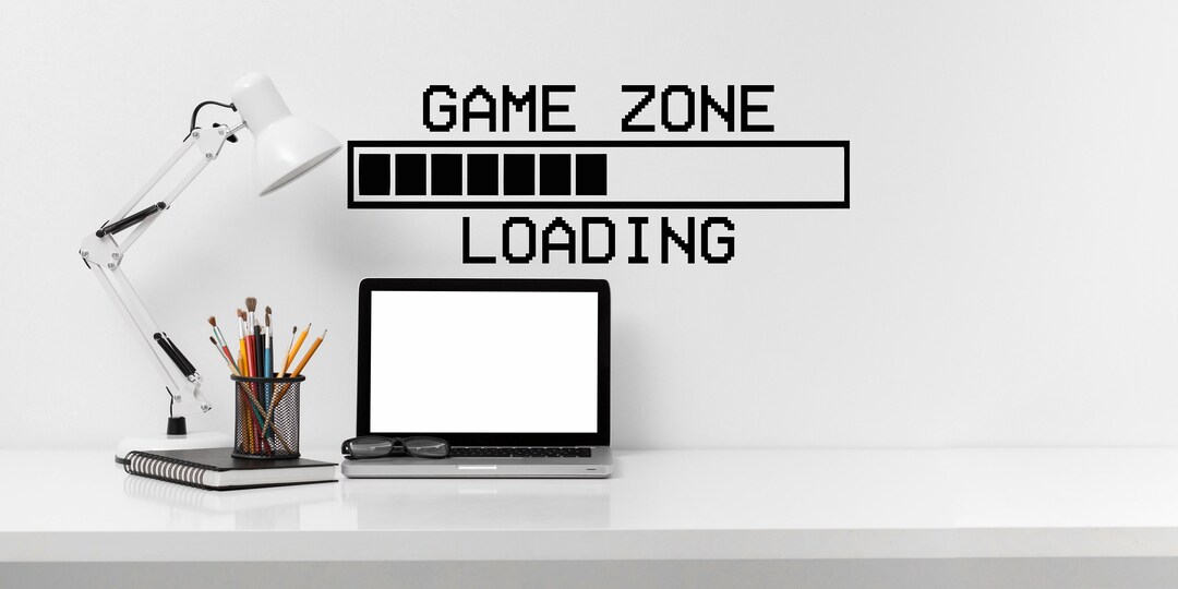 Game Zone Loading Wall Stickers. Game Zone Wall Decals. Etsy