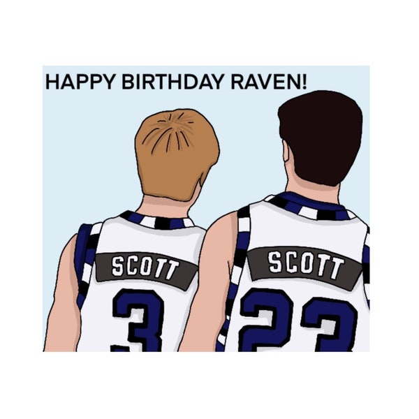 One Tree Hill ‘Happy Birthday Raven!’ Card