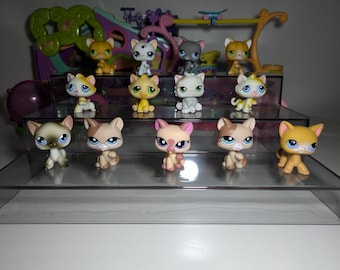 authentic lps littlest pet shop cat figures
