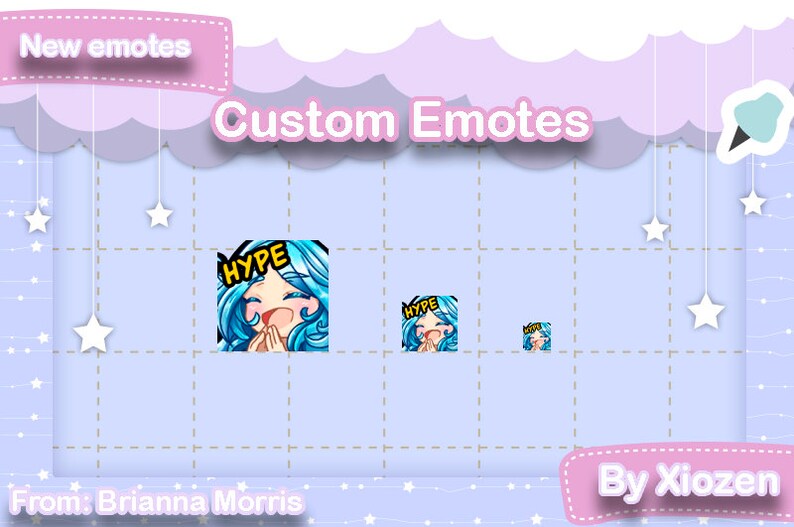 1 Custom Twitch Emotes Discord Emotes or Twitch Sub Badges ...