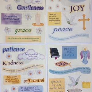 Liefde / Grace / Goedheid Stickers- Creatieve herinneringen