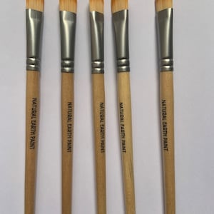 Bamboe penselen / 15 cm lang / Eco-vriendelijke penselen / kinderen / volwassenen