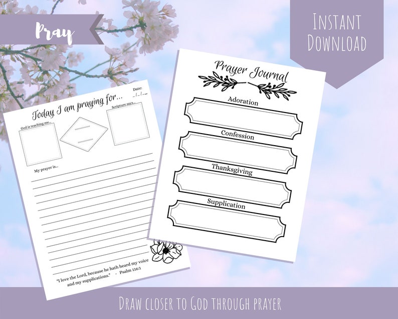 Bible Study Journal Printable | Scripture Calendar Template | Sermon ...