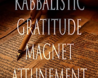 Dankbarkeits-Magnet 151 Kabbalistische Einstimmung