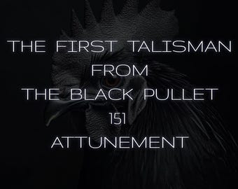 The First Talisman 151 Black Pullet Grimoire and Distance Attunement
