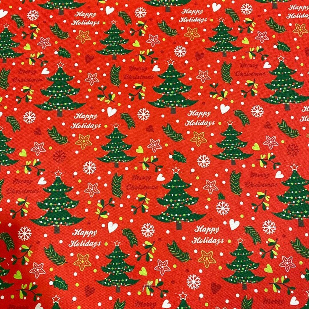Christmas Decor Fabric 54 Sold by the Yards Noel Etsy