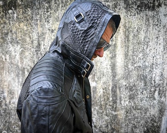 Buy Men's Leather Jacket Winter Jacket Urban Ninja Biker