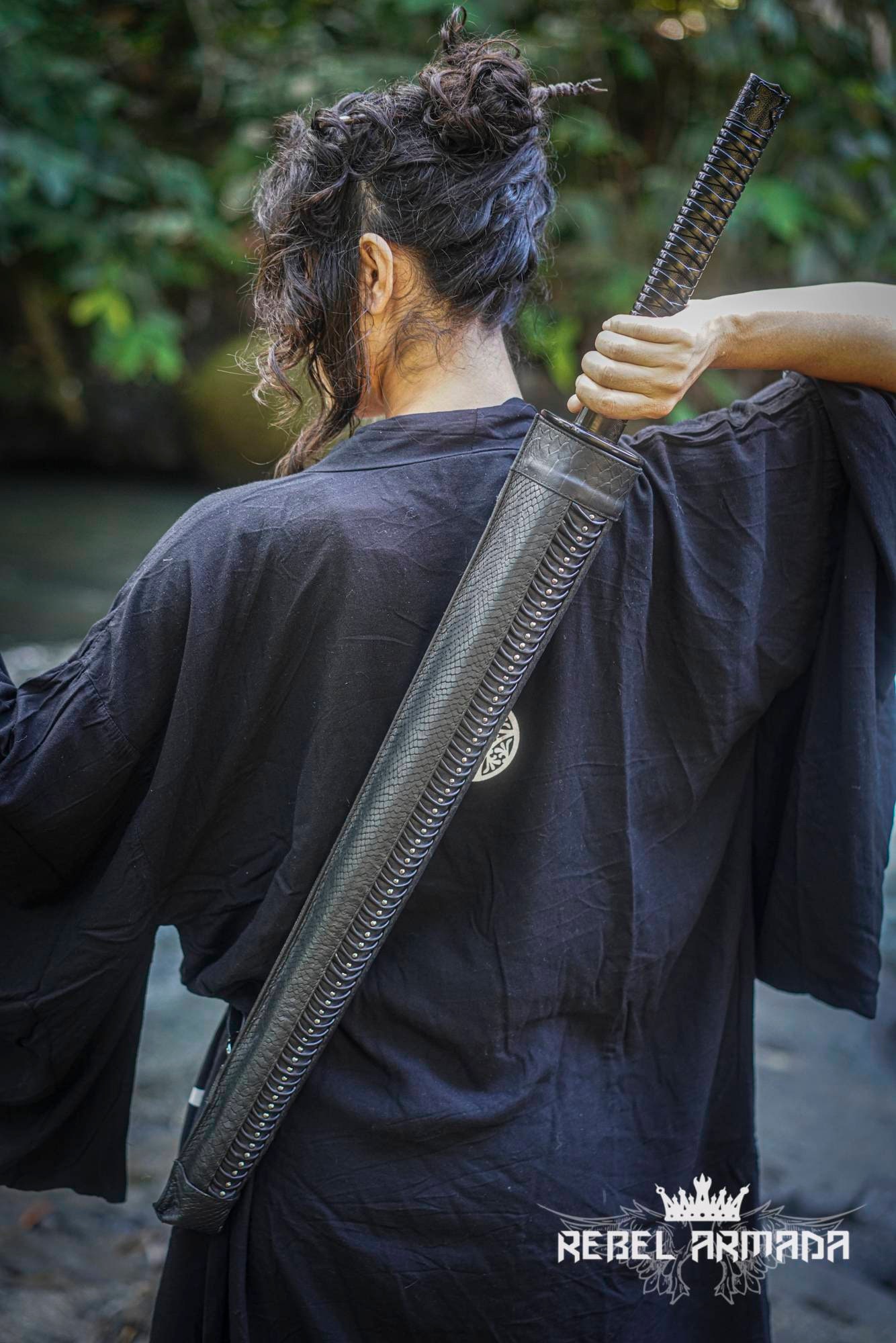 backpack with katana holder