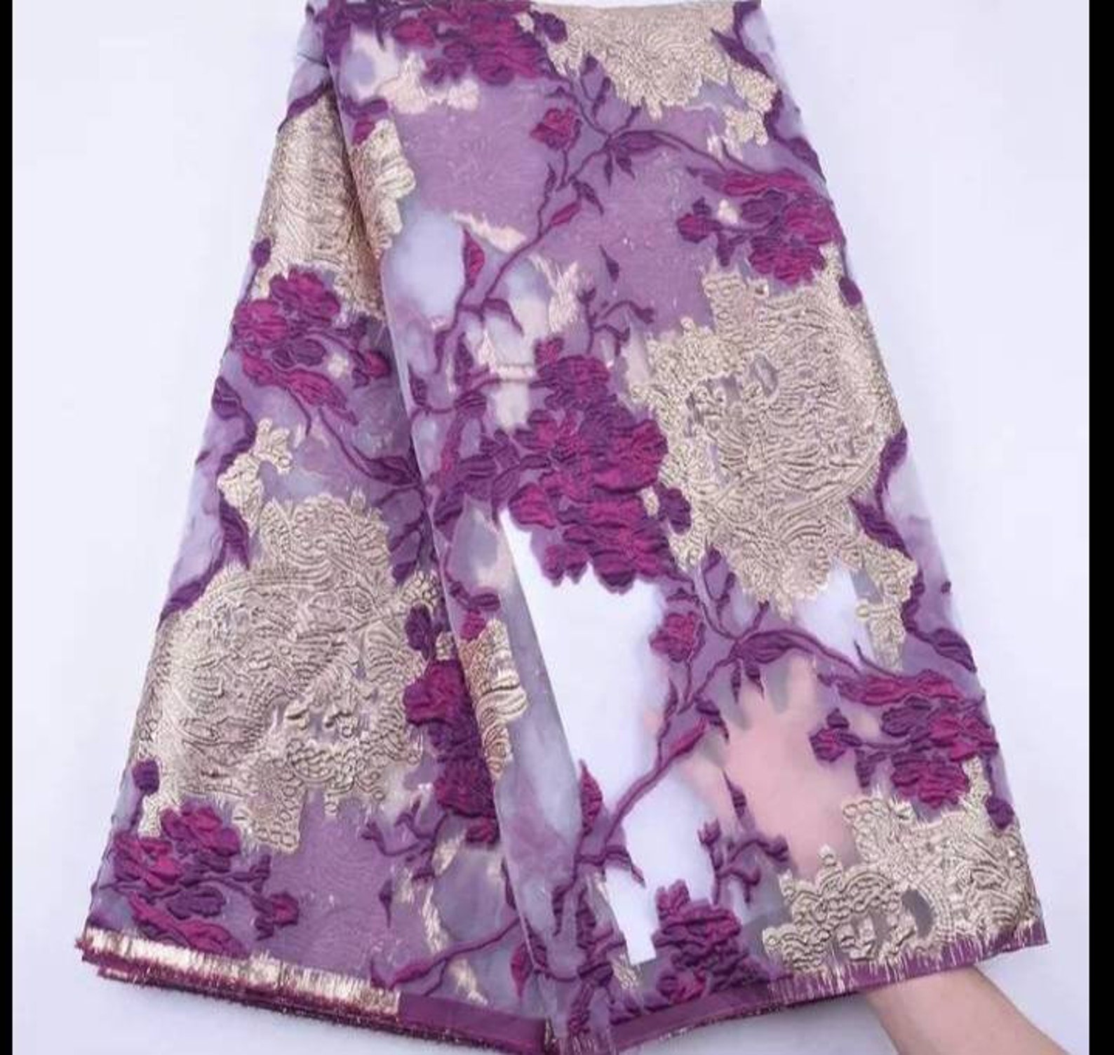 African Lace Fabric Brocade Lace Fabric High Quality Nigerian Lace