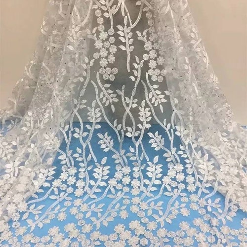 5 yards/5 piece of color of Sewing Lace Fabric Women Fashion Tulle Lace Dress Designs Women Evening Dresses shops African Wedding Dress