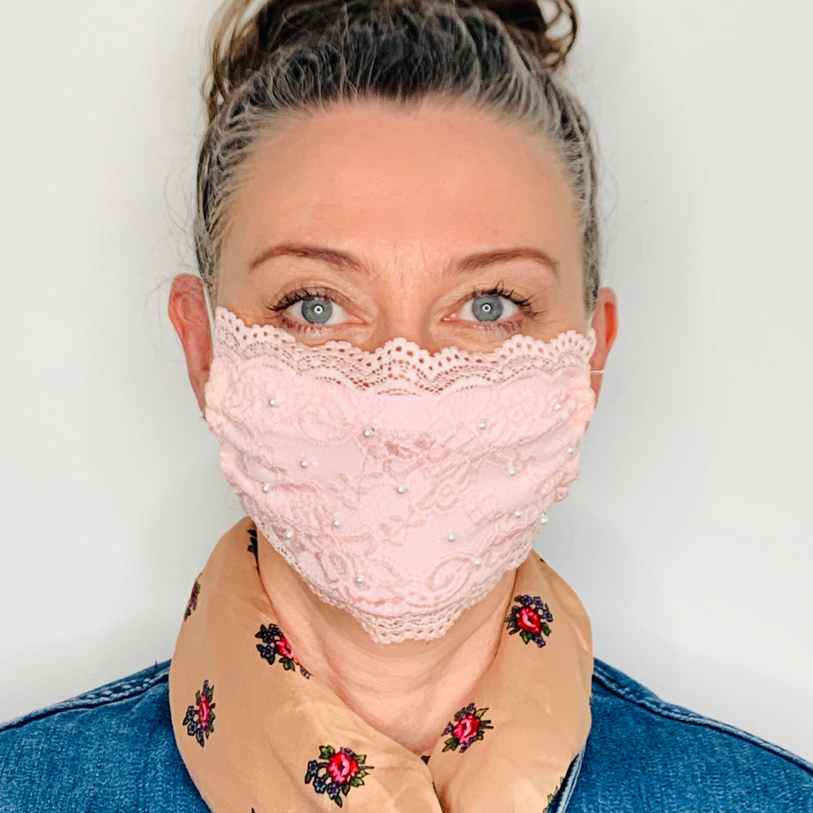 Lace Face Mask Washable 2 Layer Mask NEXT DAY SHIPPING Etsy UK