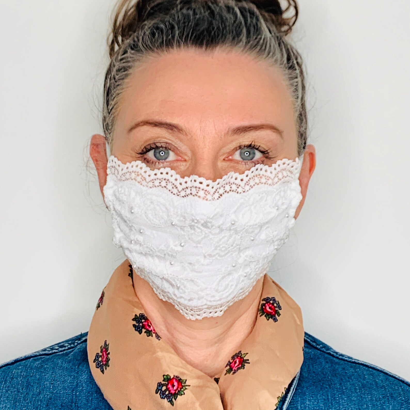 Lace Face Mask Washable 2 Layer Mask NEXT DAY SHIPPING Etsy UK