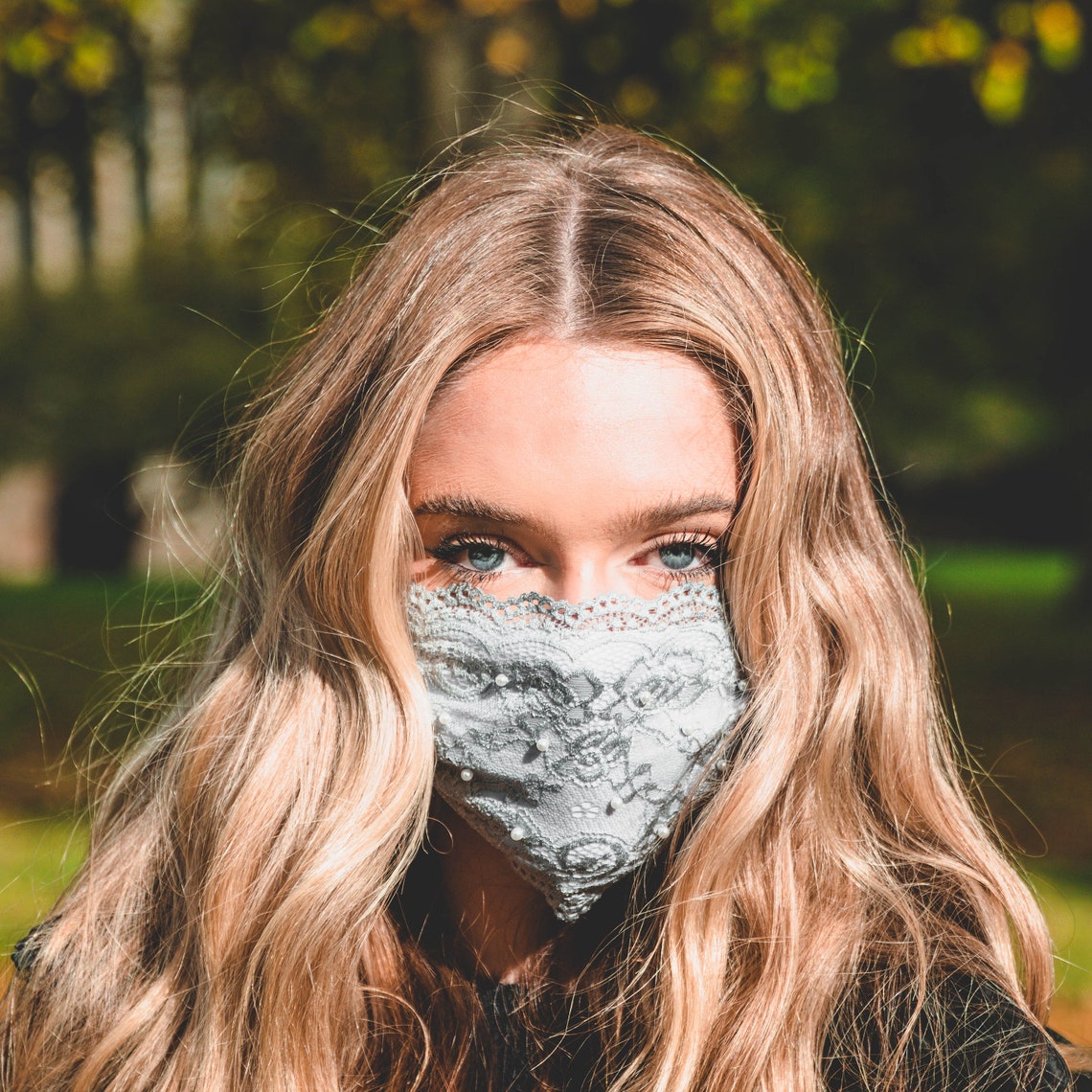 Lace Face Mask Washable 2 Layer Mask NEXT DAY SHIPPING Etsy UK