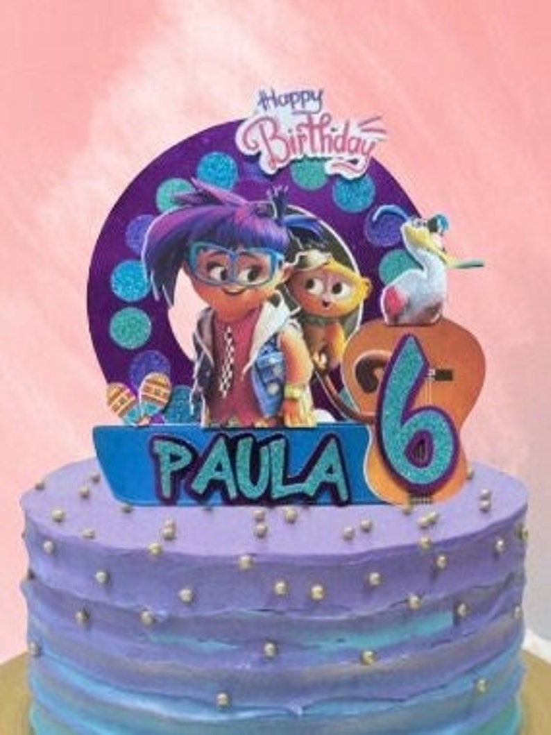 Customize Vivo Movie Cake Topper Boy Cake Topper Girl Cake - Etsy