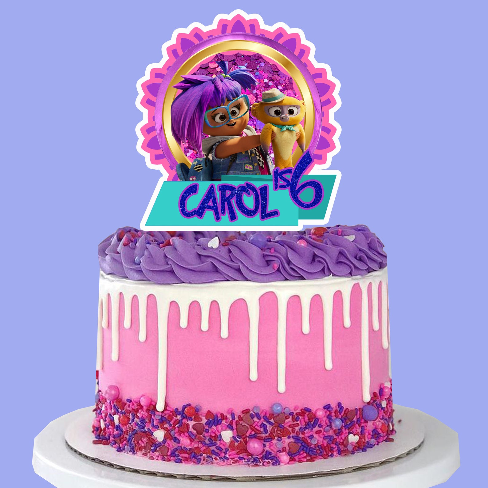 Customize Vivo Movie Cake Topper Print Girl Cake Topper Gabi - Etsy