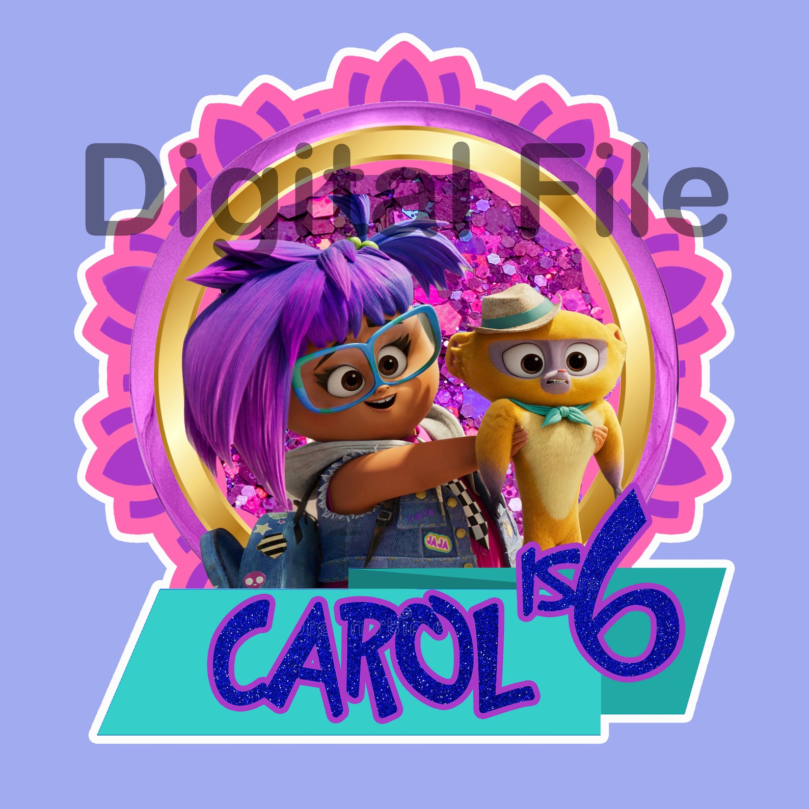 Customize Vivo Movie Cake Topper Print Girl Cake Topper Gabi - Etsy