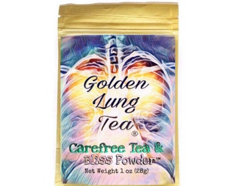 Golden Lung Tea Tè spensierato e Bliss Powder 1oz Tè in polvere