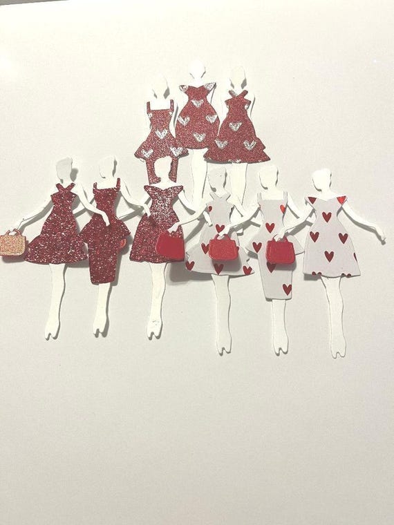 Paper Dress Shapes, Die Cut Dress Shapes Dress Shapes. Fast Shipping