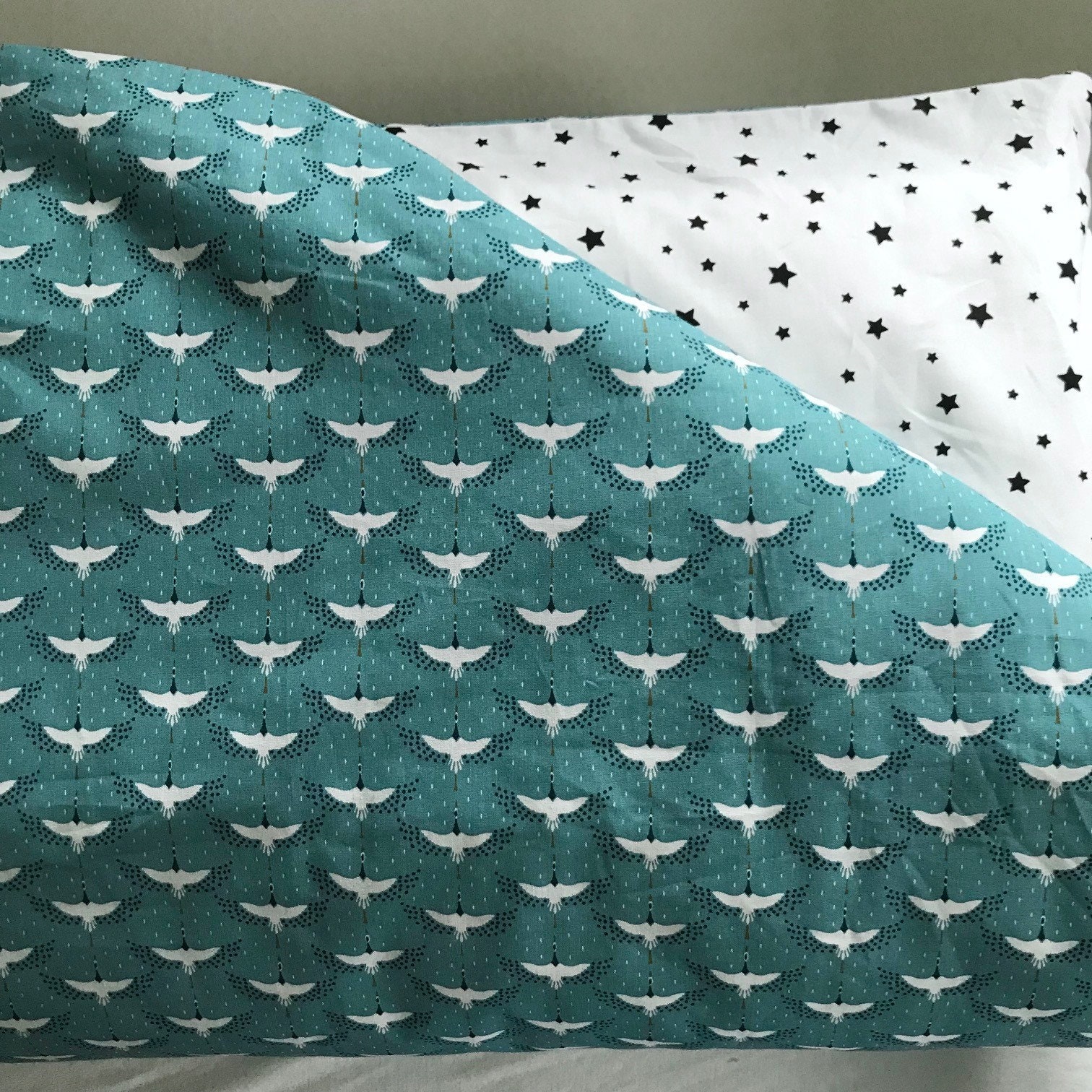 Bebés de niños guardería dormitorio flocking cranes edredón y | Etsy