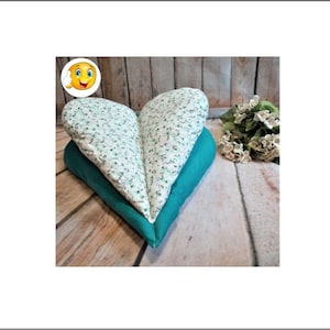 Retro heart pillow reading heart cuddly pillow pillow gift reading bone neck pillow birthday Christmas relaxation vintage