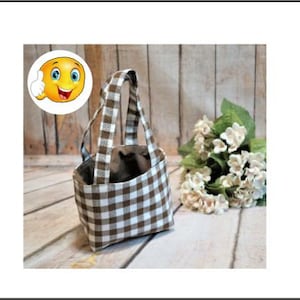 Kindertasche blau mit weißen Punkten Spieltasche Geschenktasche Geburtstag Weihnachten Ostern Kinderküche Kaufladen Laufrad Roller Laufrad