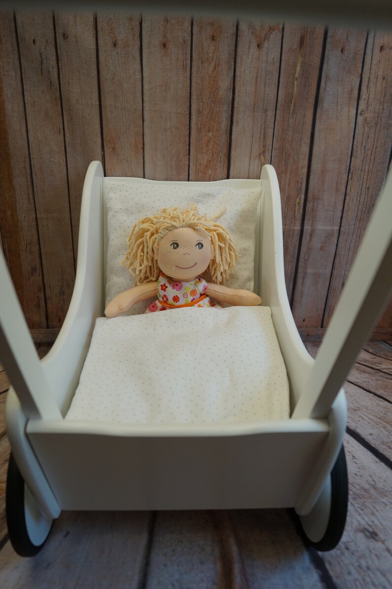 5 part set of dolls bedding for doll stubble doll bed doll Etsy