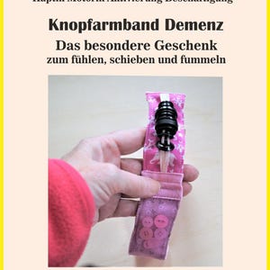 Pulsera de botones, manta para la demencia, manta antiestrés, Alzheimer, demencia, autismo, TDAH, háptico, habilidades motoras, sensorial, personas mayores, Día de la Madre, Día del Padre, cumpleaños, regalo