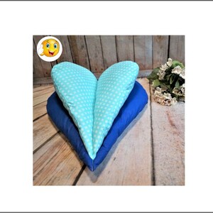 Retro heart pillow reading heart cuddly pillow pillow gift reading bone neck pillow birthday Christmas relaxation vintage