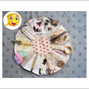 Nest blanket dementia blanket unique dementia haptic motor skills gift sensory activity activity blanket dementia band autism Alzheimer small