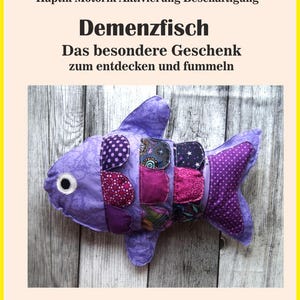 Peces para la demencia, manta para la demencia, manta antiestrés para personas mayores, demencia, autismo, terapia, TDAH, habilidades motoras hápticas, Alzheimer, Día de la Madre, Día del Padre, cumpleaños, regalo