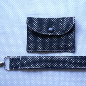Ensemble porte-clés + organiseur pour cartes bancaires, carte d'identité, permis de conduire, carte d'assurance, cartes de visite et comme portefeuille, cadeau d'anniversaire