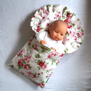 Doll bedding sleeping bag pillow doll teddy teddy bear cuddly toy doll bed cradle doll pram cart equipment reborn realborn
