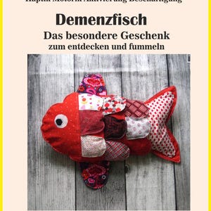 Poisson anti-démence, couverture anti-démence, couverture sensorielle pour seniors, thérapie pour la démence et l'autisme – motricité haptique, maladie d'Alzheimer, fête des mères, fête des pères, cadeau d'anniversaire