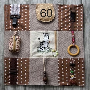 Manta para la demencia Ardilla Dinosaurios Escarabajo Oso de peluche Tigre Cebra Jirafa Unicornio Alzheimer Autismo TDAH Terapia Háptica Día de la Madre Día del Padre D46